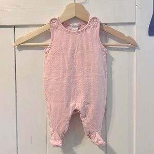 Ralph Lauren baby girls’ 3 month pink cotton sleeveless footed romper onesie